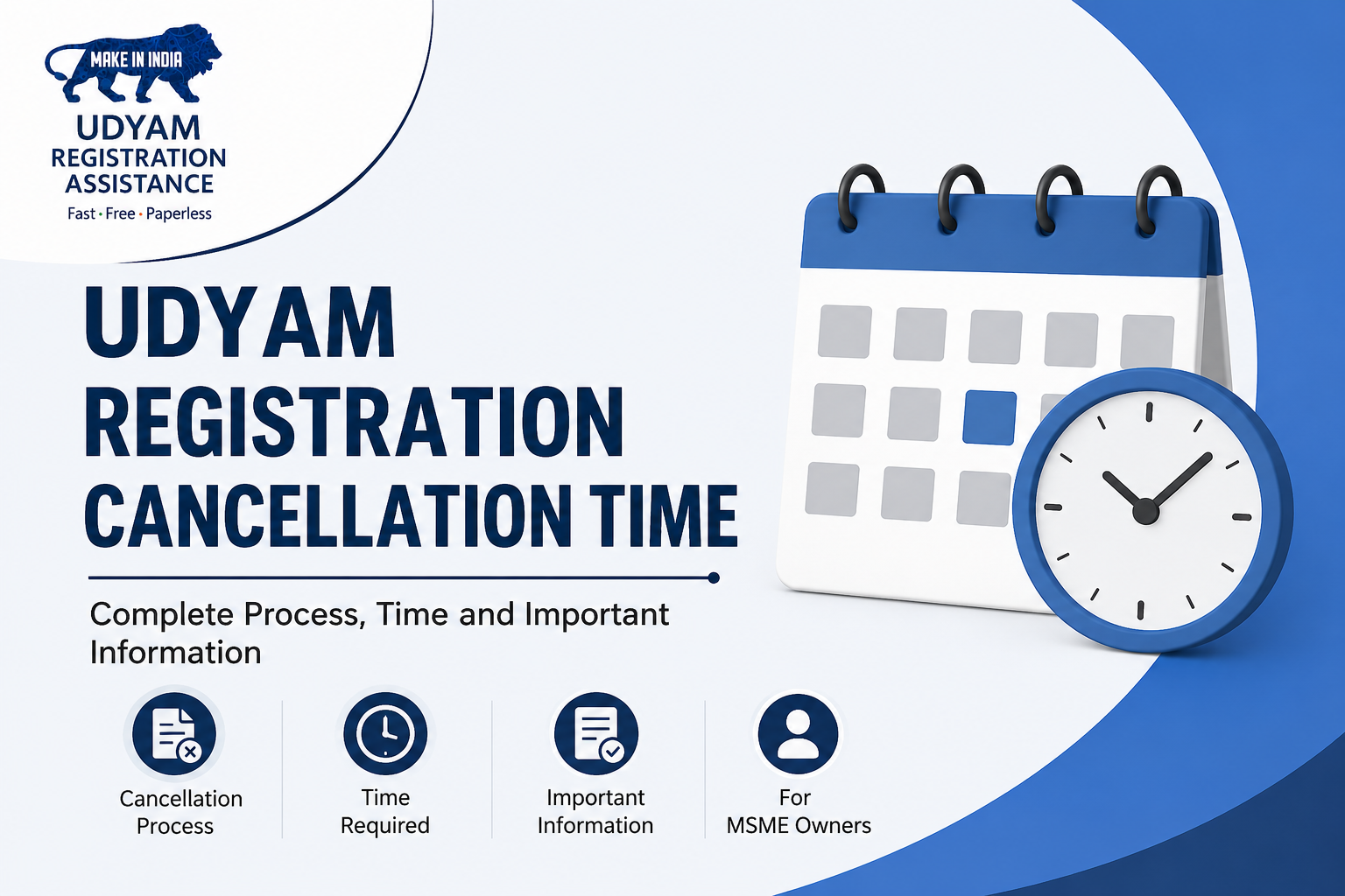 Udyam Registration Cancellation Time: Complete Process, Status Check & Latest 2026 Update